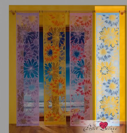 Шторы Wisan Японские шторы Панно Цвет: Голубой