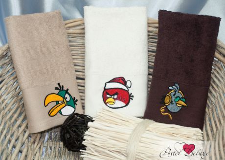 Полотенца Camomilla Детское полотенце Angry Birds (30х50 см - 3 шт)