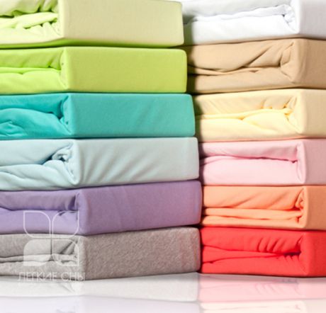 Простыни Легкие сны Простыня на резинке Color Way Цвет: Бежевый (160х200 см)