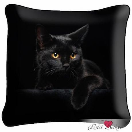 Декоративные подушки Fototende Декоративная подушка Черная Кошка
