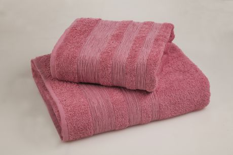Полотенца Унисон Полотенце Caprice Цвет: Розовый (Набор)