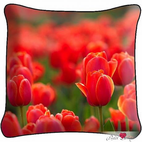 Декоративные подушки Fototende Декоративная подушка Тюльпаны (45х45)