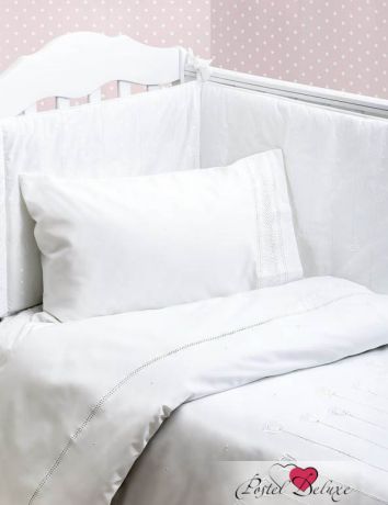 Постельное белье и комплекты Luxberry Бампер в кроватку Тюльпан Цвет: Белый