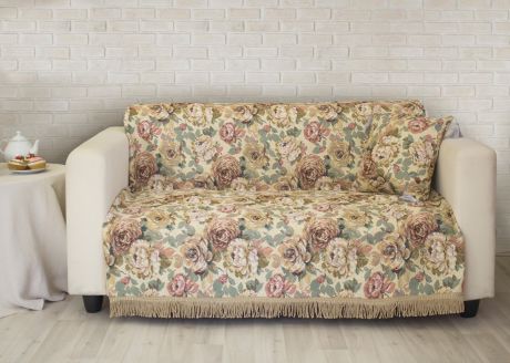 Пледы и покрывала Les Gobelins Накидка на диван Fleurs Hollandais (150х230 см)