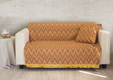 Пледы и покрывала Les Gobelins Накидка на диван Zigzag (150х200 см)