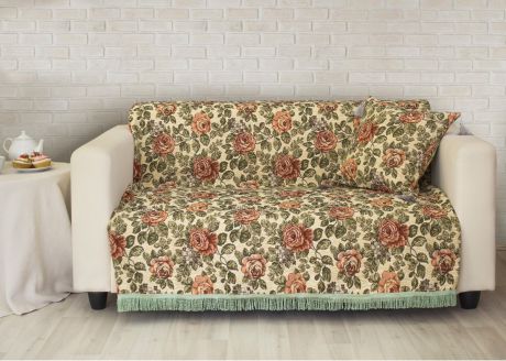 Пледы и покрывала Les Gobelins Накидка на диван Art Floral (160х220 см)