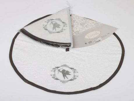 Полотенца Karna Кухонное полотенце Bella Цвет: Белый (круглая 50 см)