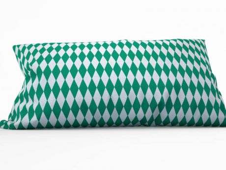 Декоративные подушки StickButik Декоративная подушка Зеленые Ромбы (25х45)