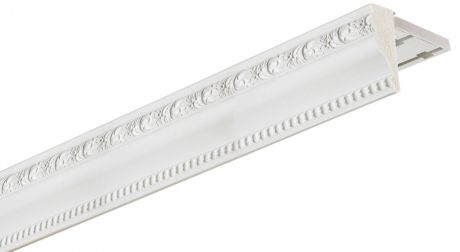 Карнизы и аксессуары для штор Уют Багетная планка Пиано Цвет: Белый (6х240 см)