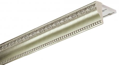 Карнизы и аксессуары для штор Уют Карниз Пиано Цвет: Античное Серебро (250 см)