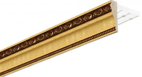 Карнизы и аксессуары для штор Уют Карниз Форте Цвет: Античное Золото (300 см)