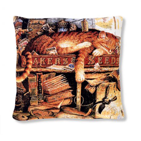 Декоративные подушки A La Gobelin Декоративная подушка Кот Рыбак (45х45)