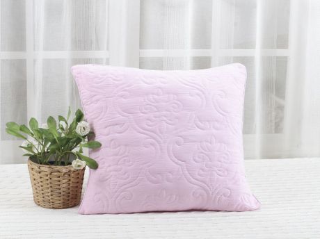 Декоративные подушки Cleo Декоративная наволочка Андора Цвет: Розовый (45х45)