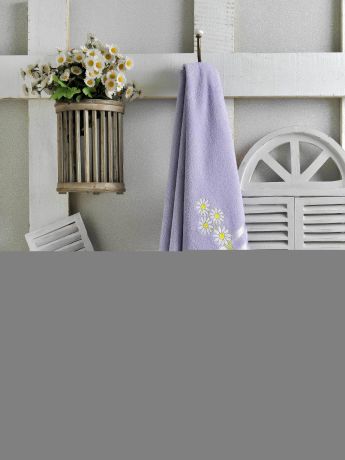 Полотенца Juanna Набор из 3 полотенец Papatya Цвет: Лиловый