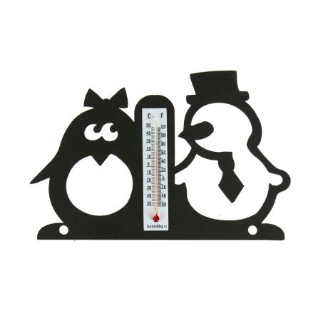 Метеостанции, термометры, барометры HomeDeco Термометр Снеговички (10х15 см)
