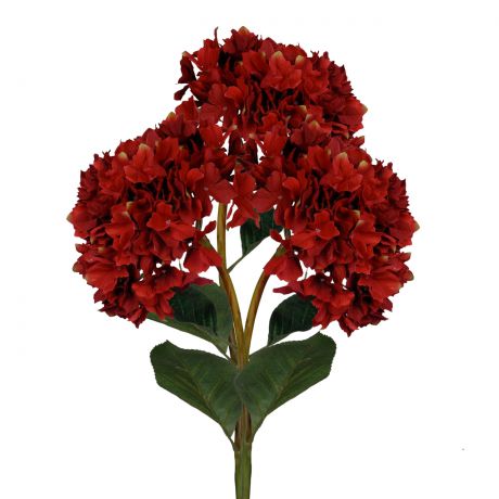 Искусственные растения ARTEVALUCE Искусственный цветок Гортензия (87 см - 3 шт)