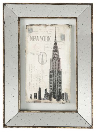 Картины, постеры, гобелены, панно ARTEVALUCE Панно New York (41х61 см)