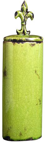 Вазы ARTEVALUCE Ваза с крышкой Orlenda Цвет: Зеленый (11х17х51 см)