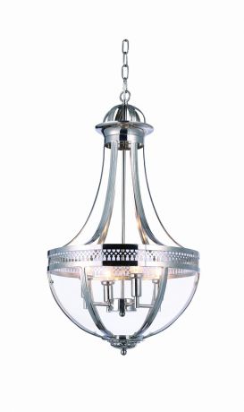Настенно-потолочные светильники CRYSTAL LIGHT Подвесной светильник Cindi Цвет: Серебряный (43х75 см)