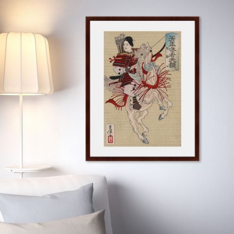 Картины, постеры, гобелены, панно Картины в Квартиру Картина Самурай №1 (79х100 см)