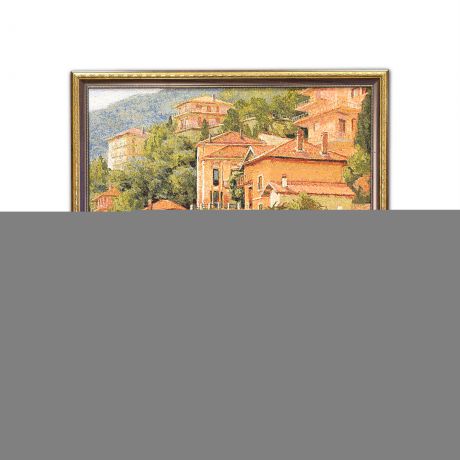 Картины, постеры, гобелены, панно A La Gobelin Гобелен Город На Берегу (70х70 см)