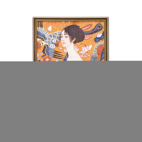Картины, постеры, гобелены, панно A La Gobelin Гобелен Девушка С Веером (49х69 см)