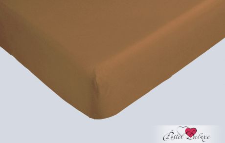 Простыни Bolero Простыня на резинке Цвет: Темно-Коричневый (160х200 см)