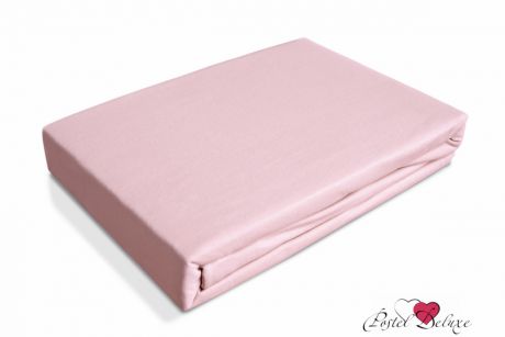 Простыни OL-Tex Простыня на резинке Jersey Цвет: Бледно-Розовый (90х200 см)
