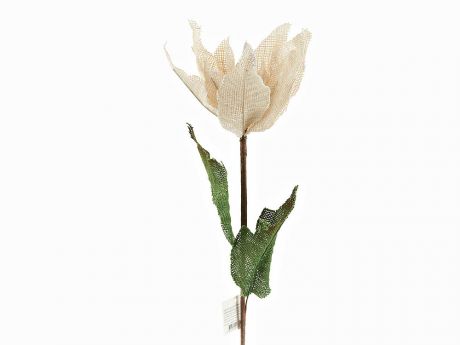 Искусственные растения Monte Christmas Цветок декоративный Пуатенсия Цвет: Белый (74 см)