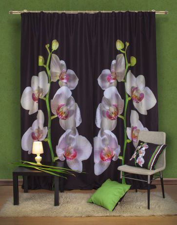 Шторы HomeDeco Фотошторы Орхидея