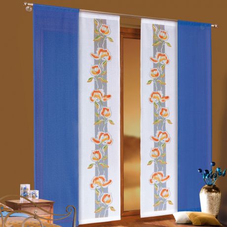 Шторы Wisan Японские шторы Ivory Цвет: Синий