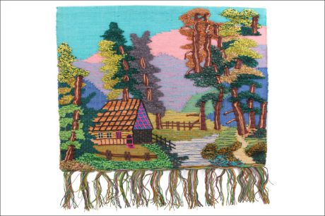 Картины, постеры, гобелены, панно Ганг Картина-гобелен Cedric Цвет: Мультиколор (80х100 см)