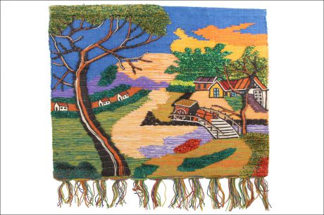 Картины, постеры, гобелены, панно Ганг Картина-гобелен Kodey Цвет: Мультиколор (80х100 см)