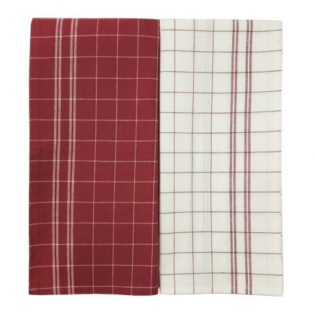 Полотенца Arloni Кухонное полотенце Наполетано Цвет: Бордовый (50х70 см - 2 шт)