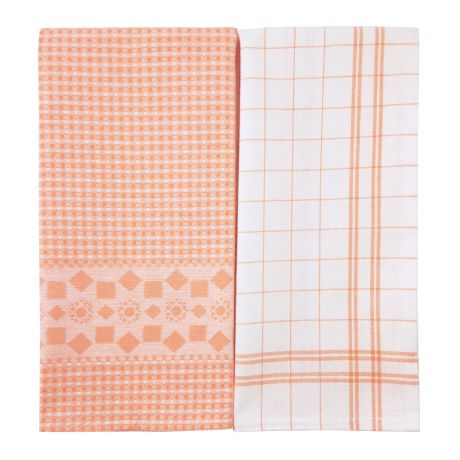 Полотенца Arloni Кухонное полотенце Скандинавия Цвет: Оранжевый (50х70 см - 2 шт)