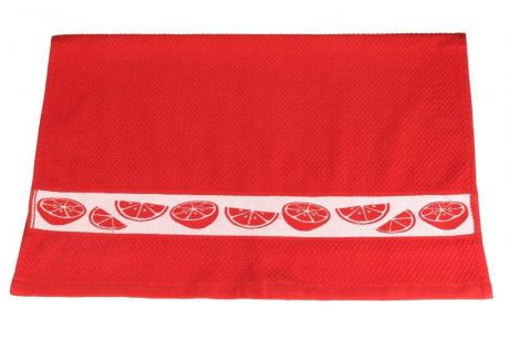 Полотенца Toalla Кухонное полотенце Фрукты Цвет: Красный (50х70 см)