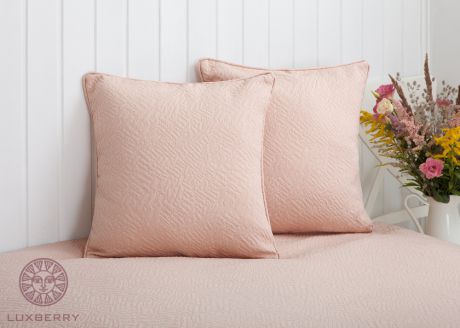 Декоративные подушки Luxberry Декоративная наволочка Sandal Цвет: Розовая Пудра (47х47)
