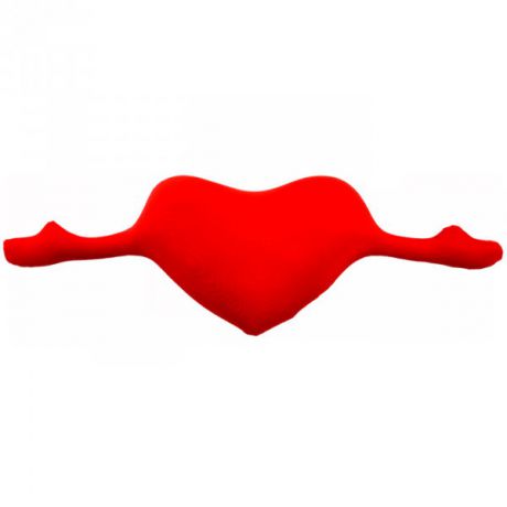 Декоративные подушки Мнушки Декоративная подушка Сердце Цвет: Красный (30х78)