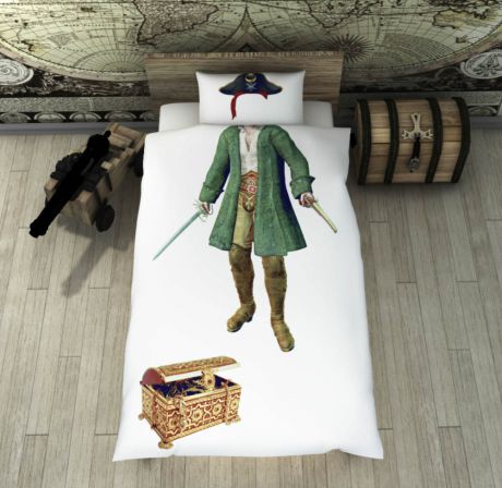 Комплекты постельного белья NEWTONE Постельное белье Пират (1,5 спал.)