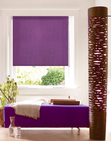Римские и рулонные шторы Эскар Миниролло Рояль Цвет: Фиолетовый