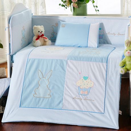 Покрывала, подушки, одеяла для малышей Arya Детское покрывало Rabbit Цвет: Голубой (110х130 см)