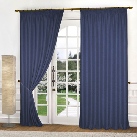 Шторы Elegante Классические шторы Amber Цвет: Синий