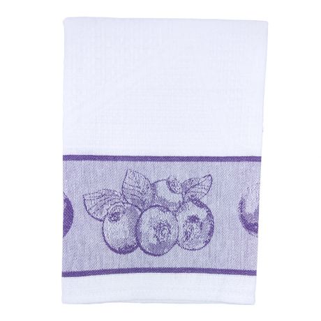 Полотенца Arloni Кухонное полотенце Черника Цвет: Белый (50х70 см)