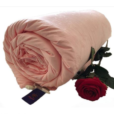 Одеяла KingSilk Одеяло Элит Всесезонное Цвет: Розовый (220х240 см)