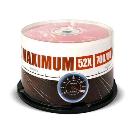 CD-R диск Mirex 700Mb 52х Maximum Cake Box 50 шт. (201281)
