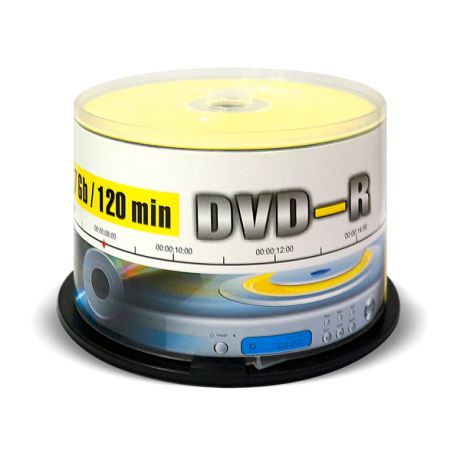 DVD-R диск Mirex 4.7Gb 16x Cake Box 50 шт. (202424)