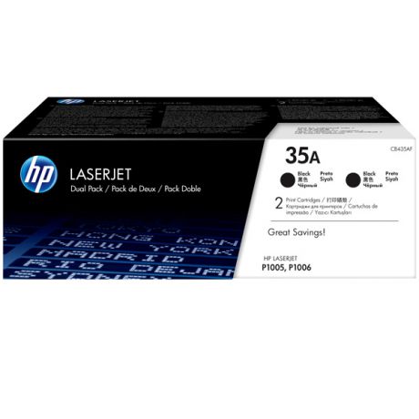 Картридж для лазерного принтера HP 35А Black (CB435AF)