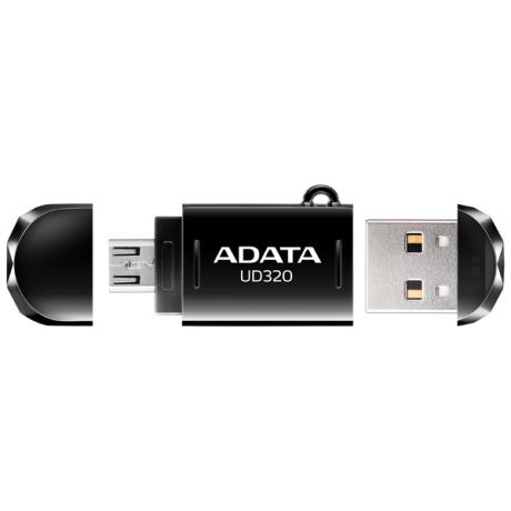 Флэш диск ADATA Durable UD320 16GB Black (AUD320-16G-RBK)