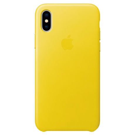 Чехол для iPhone Apple iPhone X Leather Case Spring Yellow