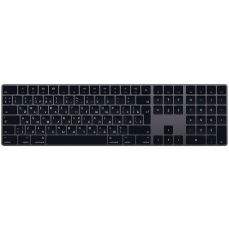 Клавиатура беспроводная Apple Magic Keyboard Numeric Keypad Space Gray MRMH2RS/